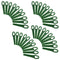 100 Plastic Lawnmower Strimmer Trimmer Blade Green For Bosch ART23 Accutrim
