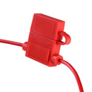 Medium Standard Waterproof ATO ATC Inline 16WAG Blade Fuse Holder Red