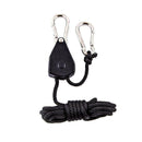 2Pcs GROW LIGHT ROPE HANGER RATCHET REFLECTOR HANGERS CL 1/8" 150lb K2M3