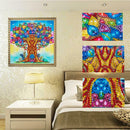 5D DIY Special Shaped Diamond Painting Colorful Tree Cross Stitch Mosaic