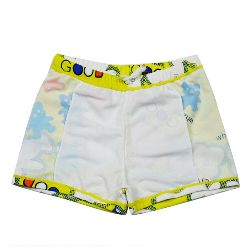 Baby Boys Swimming Trunks Cartoon Polyester Bathing Suit Children Swimwear LJ