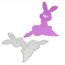 Animal Rabbit Stencil Cutting Die DIY Scrapbooking Album Paper Card Craft