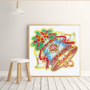5D DIY Special Shaped Diamond Painting Christmas Bell Embroidery Kit Decor
