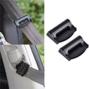 2pcs Car Seat Belt Stopper Buckle Improves Comfort Safety Adjuster Clips KJQ
