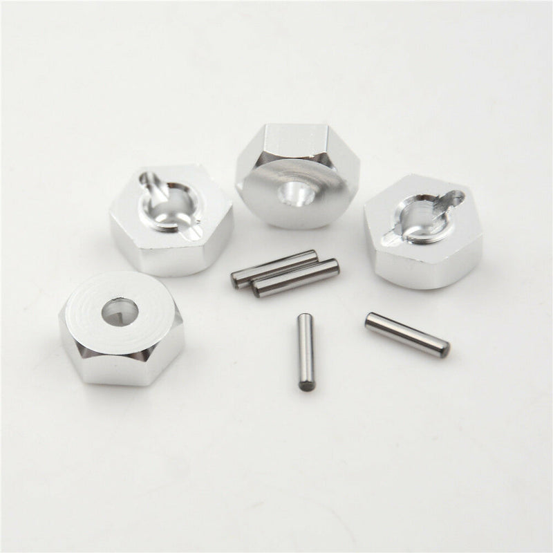 RC 1:10 5MM Thickness 12mm Wheel HEX 5.0 Hubs Drive Adaptor Pins & Screws FT