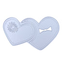 ET430 Heart Center DIY Cutting Dies Metal Stencils Scrapbook Craft A
