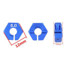 8x Wheel Hex Nut 12mm Drive Hub Upgrade Part for 1/10 RC Car RC4WD D90 Blue
