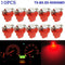 10X LED T5 B8.5D 5050 1SMD Dashboard Dash Gauge Instrument Interior Light Bulbs