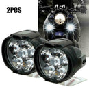 Car Motorcycle Headlight Spot Fog Lights 6 LED Front Head Waterproof New U3 T3I8