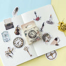 46PC Flower Birds Adhesive Stickers Stationary Paper Scrapbooking Embellishments