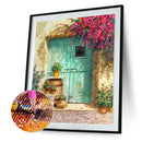 DIY Full Round Drill Diamond Painting Sunny Doorway Cross Stitch Embroidery