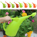 2xGardening Tools Large Capacity Long Spout Watering Can Outdoor 2L+3L Green