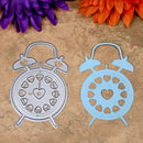 Metal Clock DIY Scrapbooking Album Paper Card Diary Hand Craft Stencil Decor