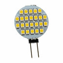 10x G4 SMD 24 LED Cabinet Marine Camper Car Bulb Lamp 12V Warm White Light