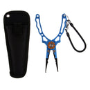 Blue Stainless Steel Jaws Hook Remover Line Cutter Fishing Pliers + Lanyard