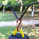 Outdoor Camping lanyard With Hook Rope Storage Travel Clothesline Tent Hook