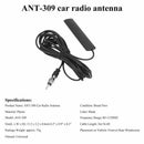 ANT-309 Car Radio Antenna - Universal Car FM Radio Antenna Patch Black Radi S3X2