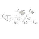 Acrylic Cartoon Bubble Fish Mirror Wall Stickers Home Decorative Stickers A