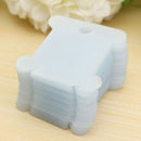 100pcs Plastic Embroidery Floss&Craft Thread Bobbins for Storage Holder