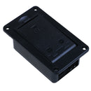 9V Black battery case holder cover box for electric guitar bass ZYBX