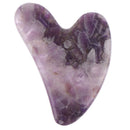 Face Body SPA Amethyst stone Board Gua Sha Body Relaxing Scraping MassageS Hn