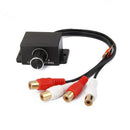 1PC Adjustment Car Amplifier Bass Remote RCA Level Volume Control Knob Stereo