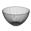 Deep Bowl Fruit Basket Food Container Vegetable Bread Snack Basket Black