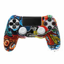 New Multicolor Silicone Case Cover with Grip Cap For Playstation PS4 Controller
