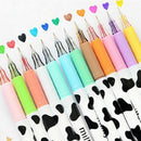 12Pcs gel pen Tiny Milk cow pen school Stationery Sundries stationary store o G4