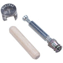 5 Sets Furniture Connector 0.55" Dia Cam Fittings Pre-inserted Nuts Dowels