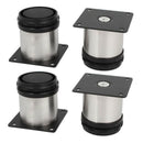 Round support adjustable 60 mm leg alto cabinet, sofa, table x 4