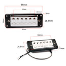 Electric Guitar Bridge Double Coils Pickups 52mm with Black Frame DIY