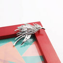 Retro Crystal Eagle Brooch Lapel Pin Men Women Shirt Suit Accessory Gift