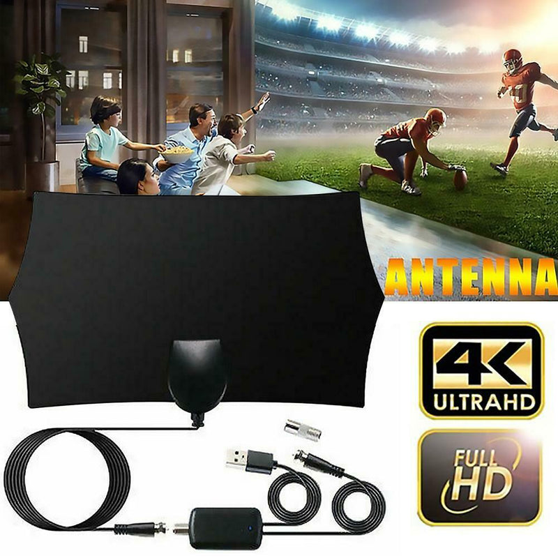 Jt0176 960 Miles 1080p 4K HDTV TV Antenna Indoor Signal Receiver Amplifier