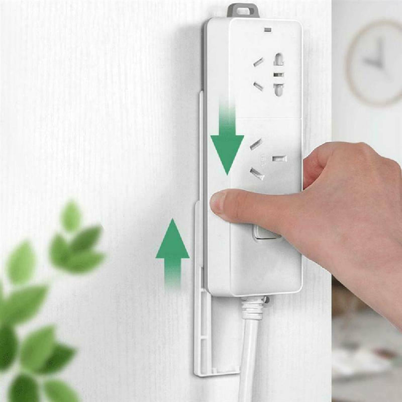 1 Set Wall Hanging Patch Panel Wall Storage Plug Extension Socket Holder US.