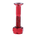 12Pcs 1" Skateboard Mounting Screws DIY Truck   Skateboard Blue+Red