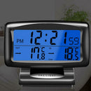 Digital Car OUT/IN Dual Thermometer Temperature Sensor Vehicle Alarm Clock  L0Z2