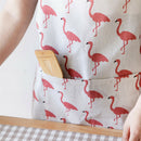 Unisex Exotic Flamingo Kitchen`Apron Room Barbecue Restaurant Pocket Halterneck`