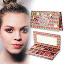 18 Colors Shimmer Matte Eyeshadow Palette Powder Eyeshadow Kit Makeup Set P S4P1