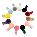 Cute 10Pcs  Infant Baby Girls Soft Plush Ball Hair Clip Hairpin Lovely ME