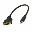 30cm HDMI Male to DVI-D 24+1 Pin Female (M/F) Video Cable Adapter Plug
