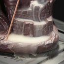 Ceramic Backflow Incense Burner Censer Home Decor Dragon Incense Holder Bur X8Q3
