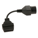 17 Pin To 16 Pin Diagnosis OBD2 Adapter Scanner Cable Connector