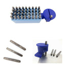 38Pcs/set Manual Leather Craft Set Carving Embossing Beveler Stamping Tools DIY