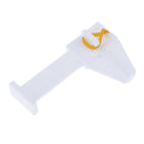 10pcs/set Plastic Nail Repair Clip Nail Tips Reshape Tool Nail Pincher White
