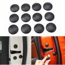 12 x Universal Car Door Lock Screw Protector Cover Cap Trim Interior Accessories