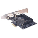 2 Ports PCIe 1.0 to IDE SATA eSATA x2 ATA133 PATA Adapter Card Module RAID -