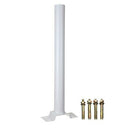 50cm Solar Street Lamp Light Pole Rust Proof Wall Mounted Yard Galvanized Iron