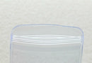 100Pcs Badge Holders Clear Plastic Coin Wallets Storage Envelopes Bag 5X5cm FT