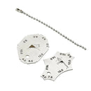2Pcs Welding Gauge Key Weld Surface Joint Inspection Measure Tools Pocket F T9J2